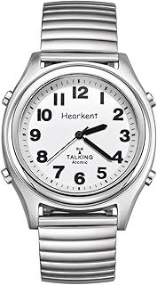 Hearkent Radio Controlled Talking Watch British English Speaking for Blind People and Visually Impaired Elderly