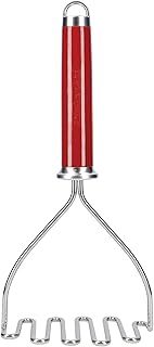 KitchenAid Potato Masher, Strong Stainless Kitchen Utensil, Durable and Easy to Clean, Empire Red