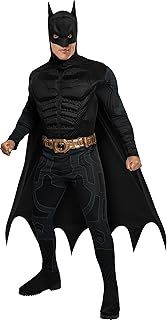 Rubie's Official DC Comics Dark Knight Rises Batman Adult Costume, Deluxe Muscle Chest Style Halloween