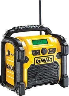 DeWalt DCR019-GB Compact Jobsite Radio Compatible with 10.8V/ 14.4V/ 18V