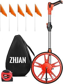 Measuring Wheel 99,999.9 Meters, Foldable Measuring Wheel with Storage Bag, Road Measuring Tool Used to Measure Distance Measuring Wheel of Indoor and Outdoor