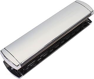 12" Letterplate Door Letterbox UPVC Wood Omega Premium Sprung Heavy Duty 40-80 - Chrome (Polished)