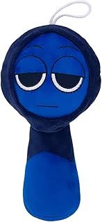 Sprunki Plushies Merch,Sprunki Plush Toys,Soft Stuffed Animal Pillow Figure Doll Christmas Birthday Gifts for Adult Kids (Dark Blue)