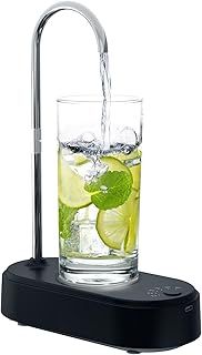 Desktop Water Bottle Dispenser, Electric USB Rechargeable Water Bottle Pump for 5 Gallon & Universal Bottles, 6 Levels Quantitative Automatic Jug Dispenser for Home, Camping
