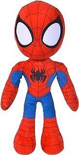 Disney Spiderverse Spiderman Action Figure 25 cm Soft Toy with Glow in the Dark Eyes,Blue,purple,white