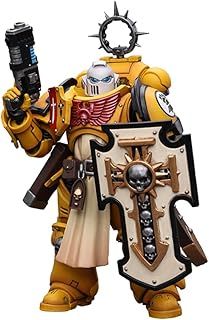 JOYTOY Warhammer 40k Primaris Space Marines Imperial Fists Bladeguard Veteran Joy Toy 1/18 Action Figures