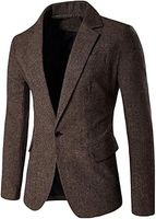 Men's Casual Blazer Jacket Slim Fit Sports Coat Business Suit Classic Fit Fashionable Spring Shirt Lapel One Button Checkered Date Quick-Dry Suit for Men Regular fit Shirts tee Men's Polo Shirts