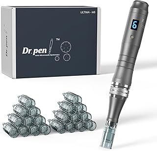 Dr. Pen Ultima M8 Microneedling Pen: Dr. Pen Wireless Professional Microneedle Machine with 20 Cartridges - Microneedle Skin Pen for Face & Body & Hair Beard Growth