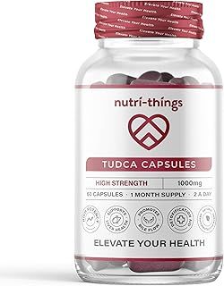 Elevate Your Health® Tudca Capsules 500mg Pack of 60 - Advanced Liver Cleanse Detox and Repair - Premium Liver Support Supplements for Healthy Liver Function, Bile Flow, and Digestive Health Boost