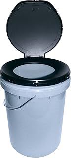 Leisurewize Need-A-Loo Portable Toilet, Bucket-Style Toilet With Carry Handle, 32cm x 37cm (LWACC310)