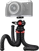 Lammcou Camera Tripod Flexible Mini Small Travel Lightweight Compact Bendy Selfie Gorrila Tripod for DSLR Camera Vlogging Video Camera Camcorder Webcam Projector Ring Light Accessory