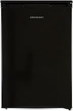 UCFR130 Undercounter Freestanding Fridge 130 Litre Capacity, Features an Adjustable Temperature Control and Legs and Reversible Door - In Black