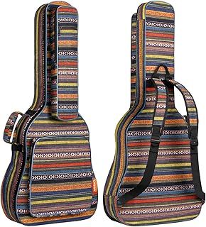 CAHAYA Bohemian Guitar Bag Gig Bag 15.6 mm Padded Waterproof Guitar Case for Acoustic Guitar 40/41/42 Inch CY0186, Multicoloured, Guitar Bag