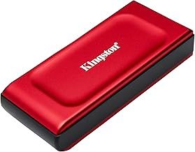 Kingston XS1000 2TB External SSD USB 3.2 Gen 2 Portable Solid State Drive Red - SXS1000R/2000G
