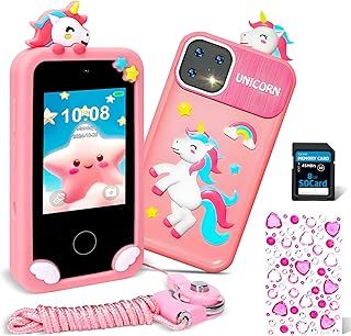 GIRLS CREATIVITY Kids Smartphone Toddler Phone Smart Phone for Girls Educational Games Birthday Gifts for Girls Ages 3 4 5 6 7 8 9 10 Mobile for Kids Interactive phone Learning phone for kids