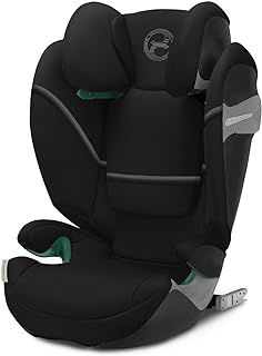 CYBEX Gold child seat Solution S2 i-Fix, For cars with and without ISOFIX, 100 - 150 cm, From approx. 3 to 12 years (15 - 50 kg), Moon Black