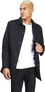 BRAVE SOUL Mens Lightweight Jacket Buttoned Collared Long Sleeve Coat for Men, Size- S to 2XL