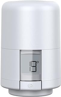 Hive Smart Heating Thermostatic Radiator Valve (TRV) with Smartphone Compatibility, White