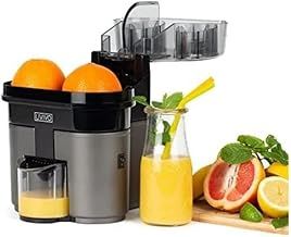 LIVIVO Electric Twin Citrus Juice Maker, with Anti-Drip Valve Citrus Orange Fruits Squeezer Household Fruit Mixer, Fast Double 90W Electric Lemon Orange Fresh Juicer Cutter Slicer