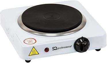 SQ Professional Electric Hot Plate with Single Ring 1000W - White