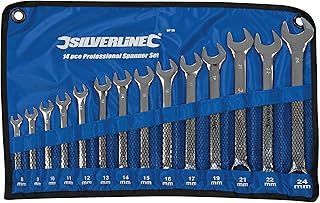 Silverline SP50 Combination Spanner Set 14pce 8 - 24 mm