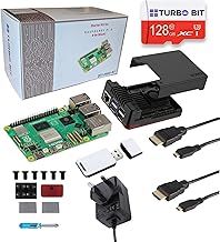 Raspberry Pi 5 Performance Kit (Black, 8GB), ARGON Neo 5 Case (Active+Pasive Cooling), 128GB microSD, 27W 5.1V 5A USB C Power Supply, 2X HDMI Cables