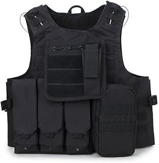 QMFIVE MOLLE RRV Assault Combat Vest with pouch/Traning Protective Security Vest for Tactical Hunting Airsoft Outdoor