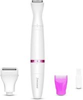 Bikini Trimmer, Funstant Electric Razor for Women with Comb, Cordless Safe Hair Trimmer Floating Foil for Dry Use Pesticide, Bacteria, Mold, Mildew, pests and/or viruses Baby Toy