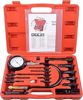 17 pc Diesel Engine Compression Tester Kit Tool Set Automotive Compressor