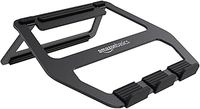 Amazon Basics Foldable aluminum stand for portable PCs with display up to 33 cm (13"), Black