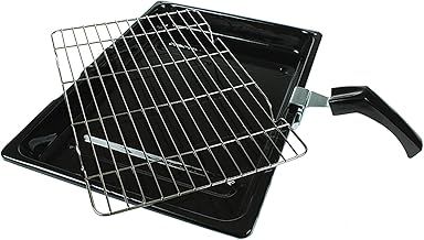 Durable Universal Oven Cooker Grill Pan Rack & Handle 380 x 280mm