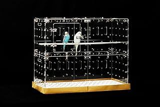 GuineaLoft™ Acrylic Cage (Model-E) – Multi-Level 2x1ft Enclosed Cage for Birds, Guinea Pigs, Chinchillas, Small Animals, Connectable, DIY Extendable - Visit the Guinea Loft Store to See It All