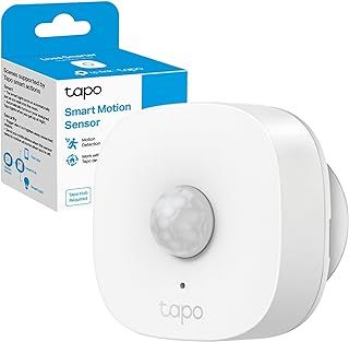 Tapo T100 Smart Motion Sensor, Motion Detectors, Wide Range Detection, Instant Alerts, Hands-Free Motion-Activated Lighting, Energy Saving, Battery Included( Packaging may vary)