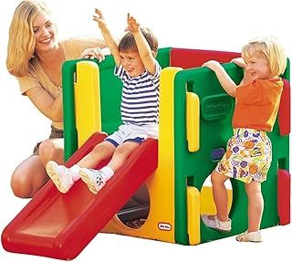 Little Tikes Junior Activity Gym. Climb, Crawl, & Slide, Durable Garden Toy for Kids Indoor or Outdoor Activity. Stable, Kid-Safe Playset, For Kids Aged 18 Months +