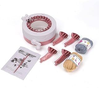 Knitting Machine 22 Needles Knitting Round Loom Smart Weaving Loom Knitting Board Rotating Double Knit Loom Machine Kit for Adults Kids DIY
