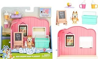 Bluey Mini Playsets Ice Cream Shop Playset Includes Articulated Bingo Figure And Accessories