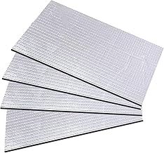 GYD10089 4pc Sound Deadening Mats, Car Sound Insulation & Vibration Damping, 400cm² Coverage, Foam & Plastic Material
