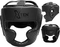 Headguard for Boxing, MMA Training, Adjustable Padded, Head Guard for Cheeks, Forehead and Ear Protection, Muay Thai Headgear, Kickboxing, Sparring, Martial Arts, Karate, Taekwondo