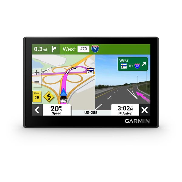 Garmin Drive 53, GPS Sat Nav, 5" display, Full EU Mapping, Driver Alerts, TripAdvisor feature, Environmental Zone guidance, Live Traffic and Weather via Garmin Drive app, USB-C connection