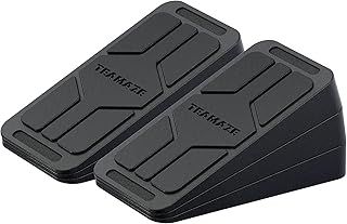 BOOSTEADY 6 Pack Anti-slip Slant Board Squat Wedge Blocks for Calf Stretching, Adjustable Angles Rubber Foam Squat Wedge Ramp Slant Board for Physical Therapy Home Exercise, Squats and Calf Stretch
