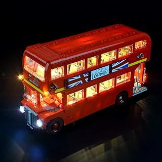 Upgraded Version 10258 Light Kit For Creator Expert London Bus Compatible with LEGO 10258 Model (Building Set Not Included)