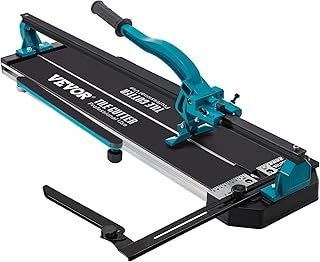 VEVOR Tile Cutter, 24 Inch Manual Tile Cutter, Tile Cutter Tools w/Single Rail Double Brackets, 3/5 in Cap w/Precise Laser Guide, Tile Cutter Porcelain Tools for Precision Cutting Porcelain Tiles