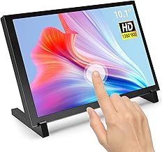 For Raspberry Pi, Mini Monitor 10-inch 1280 * 800 Touchscreen for Use with Raspberry Pi 5 4, PC/Laptop/Game Consoles and Other HDMI-compatible Devices