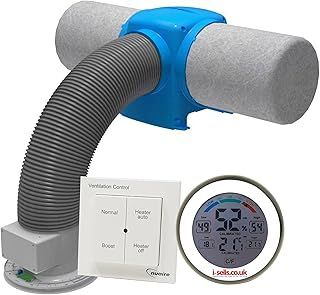 Nuaire Drimaster Eco Heat & 4 Way Switch & Hygrometer
