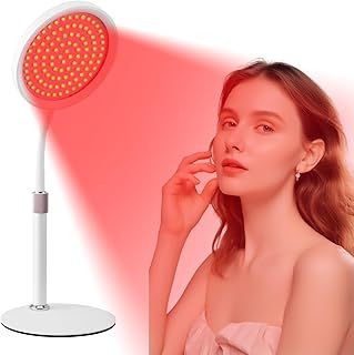 Luqixcey Infrared Lamp, 100 Led Red Light Lamp with 15/30/45 Mins Timer, Infrared Light Device, 660nm & 850nm & 940nm, 9 Brightness Level Infrared Light Lamp for Home Use