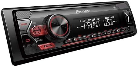 Pioneer MVH-S120UB 1-DIN receiver with red illumination, USB and compatible with Android devices.