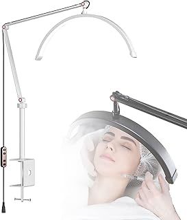 Half Moon lamp, Eyelash Extensions Nail Light for Desk,Eyelash Lamp Dimmable Lash Light Lash Lamp for Tattoo Artists,White
