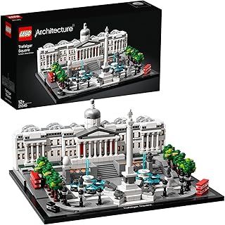 LEGO 21045 Architecture Trafalgar Square Set, with London Landmark, National Gallery Collectible Model Kits for Adults to Build