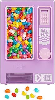 Candy Dispenser, Cute Vending Machine for Desktop, Manual Candy Machine, Dispense Mini Candies, Birthday Gift for Girls, Gift for Friends Girlfriends (Purple)