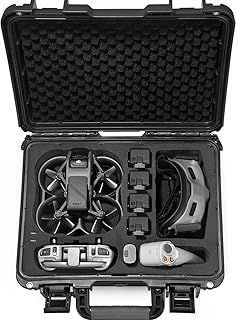 LEKUFEE Waterproof Hard Case for DJI Avata Explorer Combo(DJI Goggles Integra)/DJI Avata Pro(DJI Goggles 2)/DJI Avata Fly Smart Combo (DJI FPV Goggles V2) and More Accessories(Case Only)